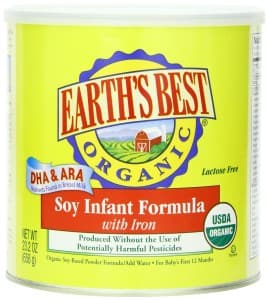 Earth's Best Organic Soy Infant Formula with Iron, 23.2 Ounce