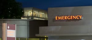 emergency entrace of the hospital - ER