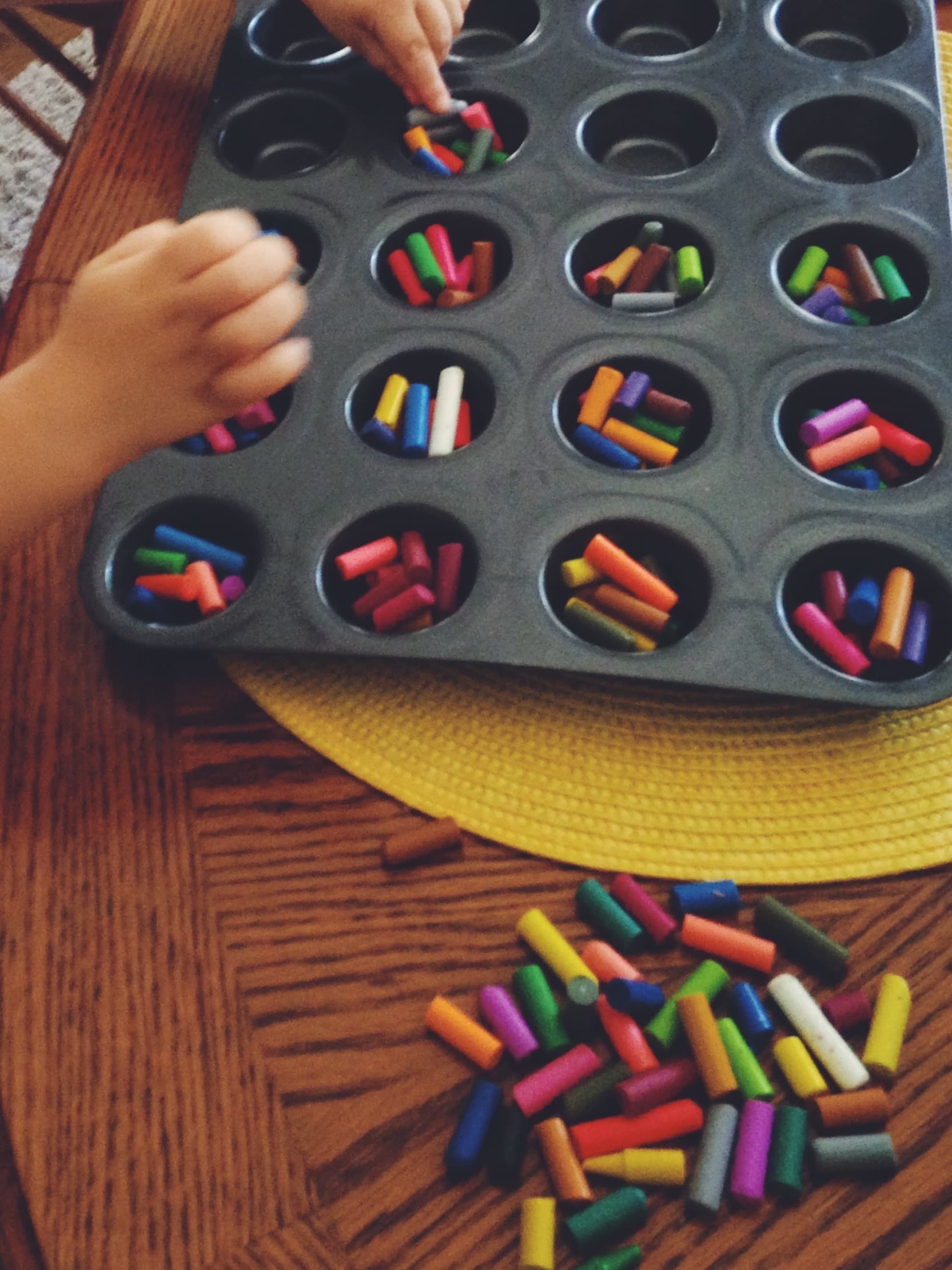 Making Toddler Friendly Crayons