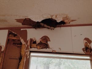 Hole in the roof