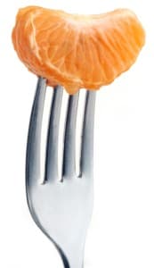 Photo of Arctic Frost Satsuma on a fork