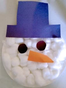 Fun Snowman Craft for Kids