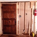 New door on Mobile Home - East Texas Homestead