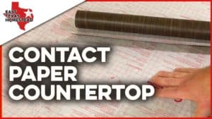 How to make contact paper countertops on a budget