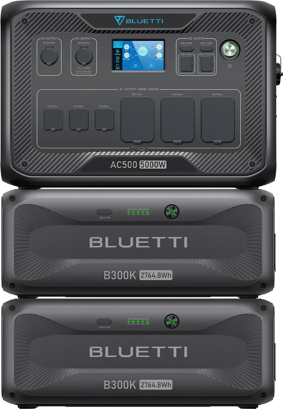 BLUETTI AC500 with B300Ks