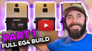 Building a 6000XP and Indoor WallMount battery system for an off grid homestead