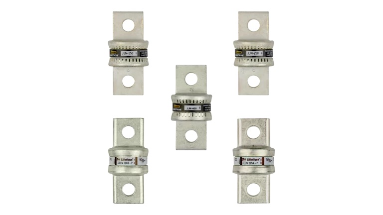 Class T fuses ranging from 225 to 400 amps for high-current DC protection